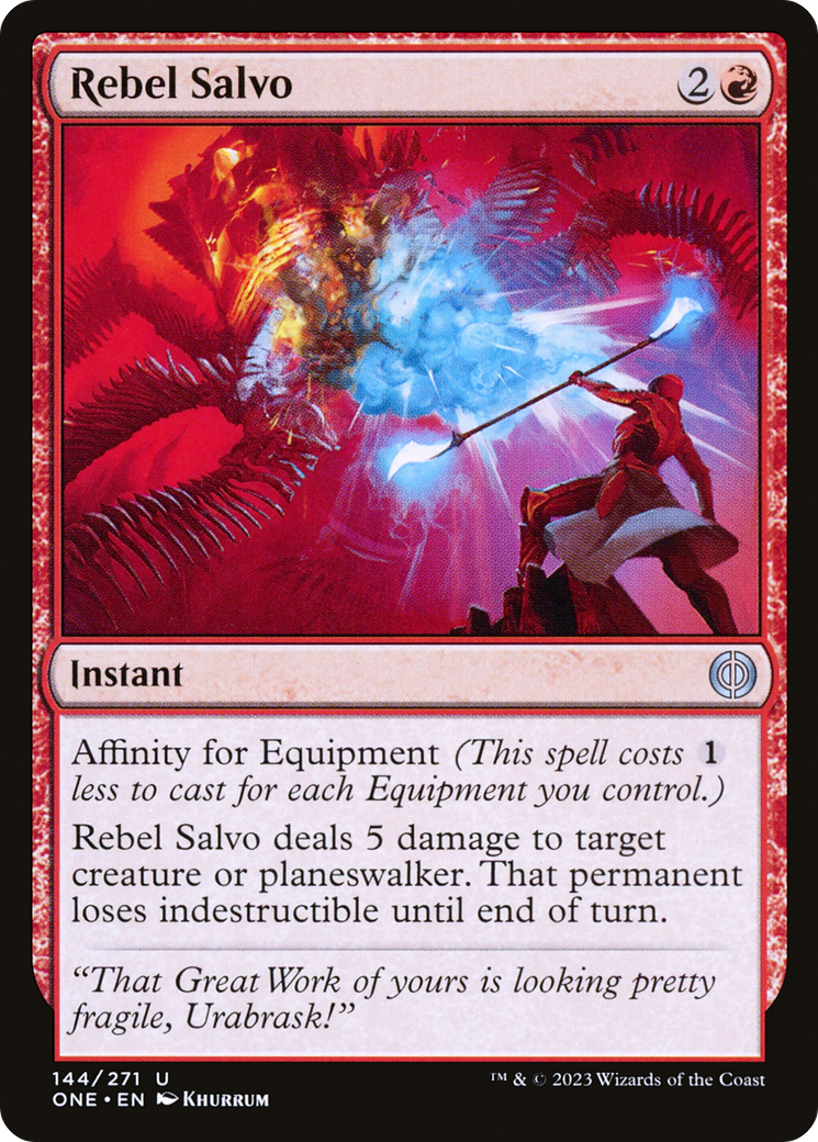 Rebel Salvo [Phyrexia: All Will Be One]