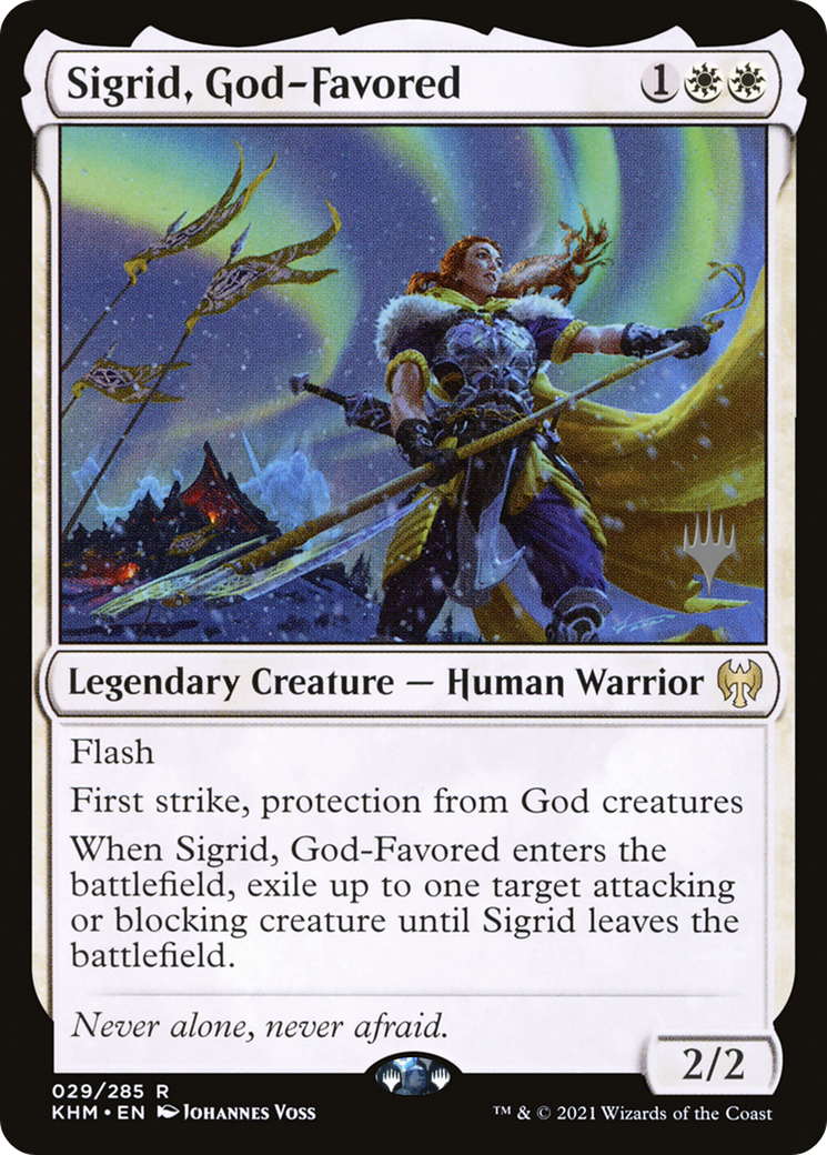 Sigrid, God-Favored (Promo Pack) [Kaldheim Promos]