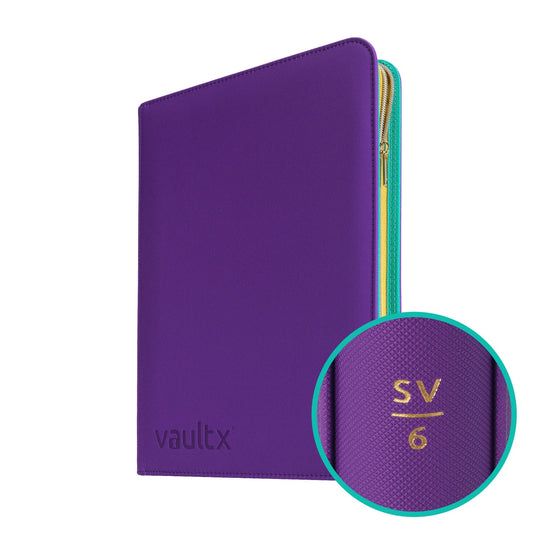12-Pocket Exo-Tec Zip Binder - SV6
