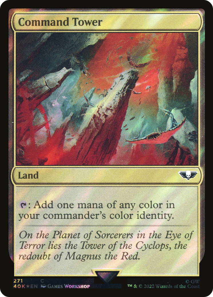 Command Tower (271) (Surge Foil) [Warhammer 40,000]