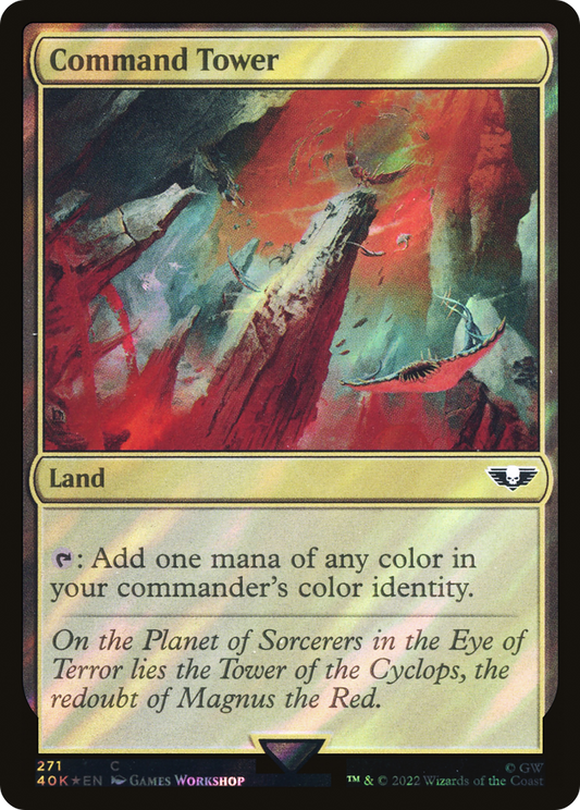 Command Tower (271) (Surge Foil) [Warhammer 40,000]