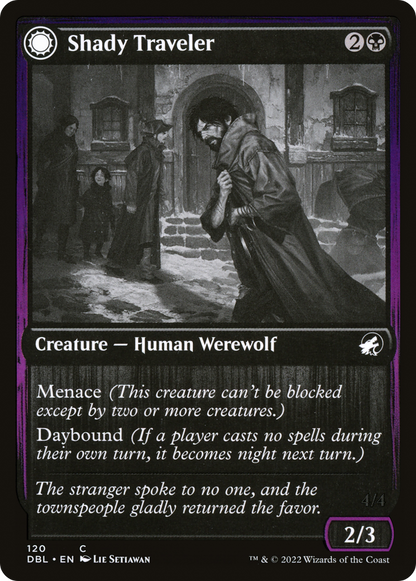 Shady Traveler // Stalking Predator [Innistrad: Double Feature]