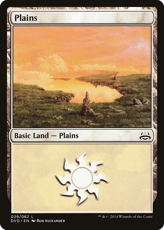 Plains (29) (Divine vs. Demonic) [Duel Decks Anthology]