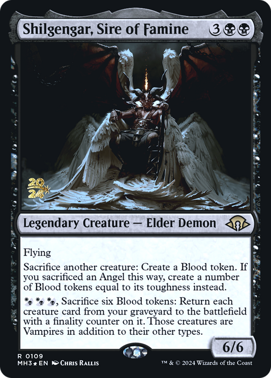 Shilgengar, Sire of Famine [Modern Horizons 3 Prerelease Promos]