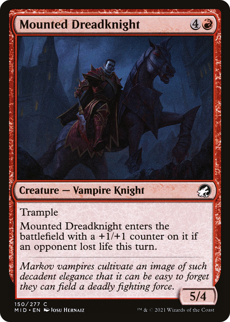 Mounted Dreadknight [Innistrad: Midnight Hunt]