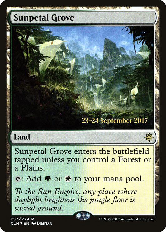 Sunpetal Grove [Ixalan Prerelease Promos]