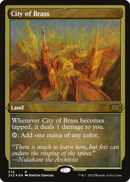 City of Brass (Foil Etched) [Double Masters 2022]