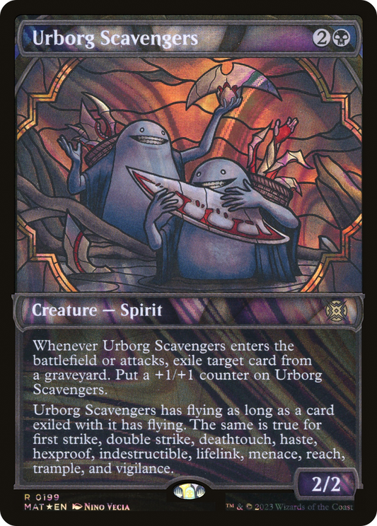 Urborg Scavengers (Showcase Halo Foil) [March of the Machine: The Aftermath]