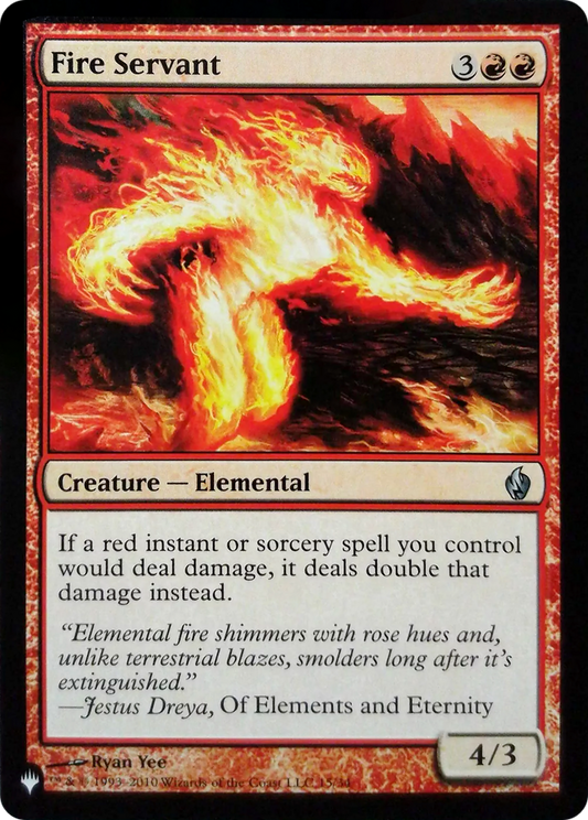 Fire Servant [The List]