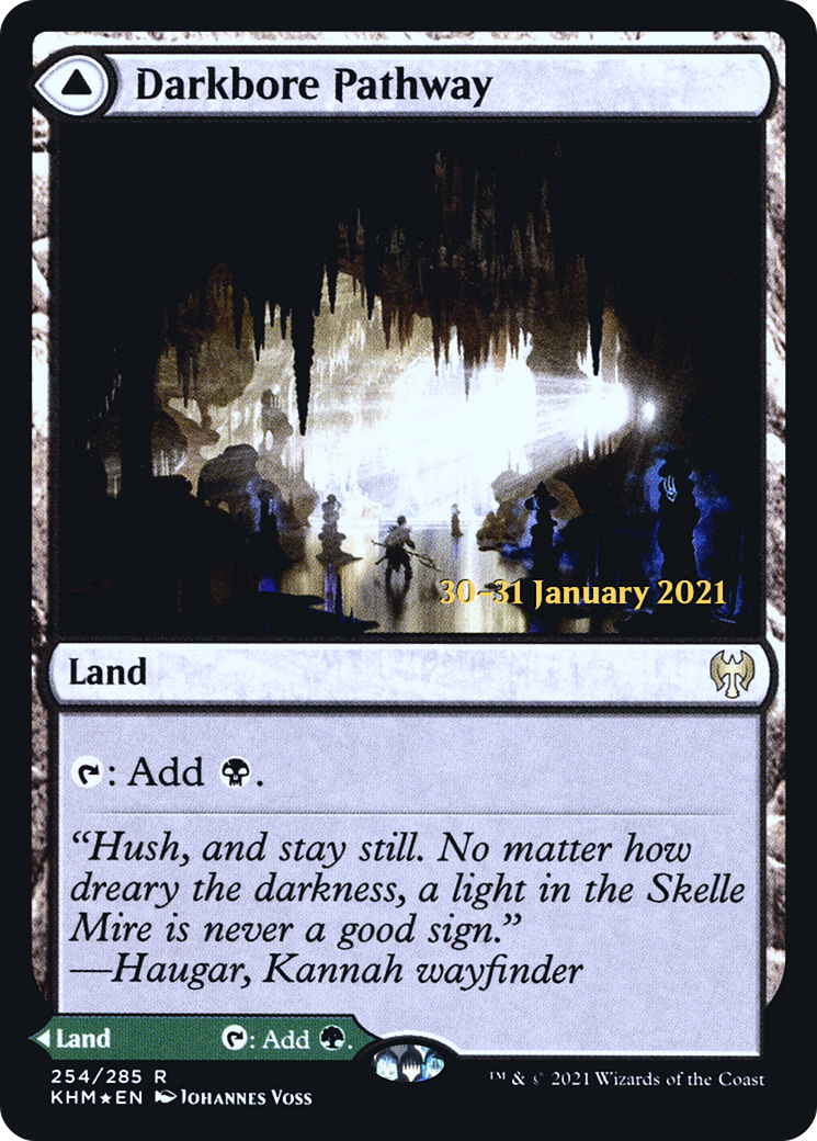 Darkbore Pathway // Slitherbore Pathway [Kaldheim Prerelease Promos]