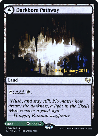 Darkbore Pathway // Slitherbore Pathway [Kaldheim Prerelease Promos]