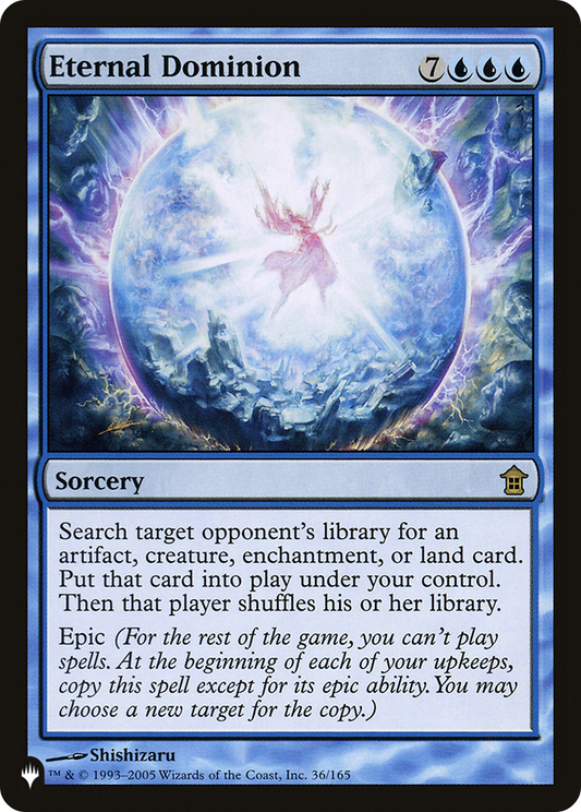Eternal Dominion [The List]