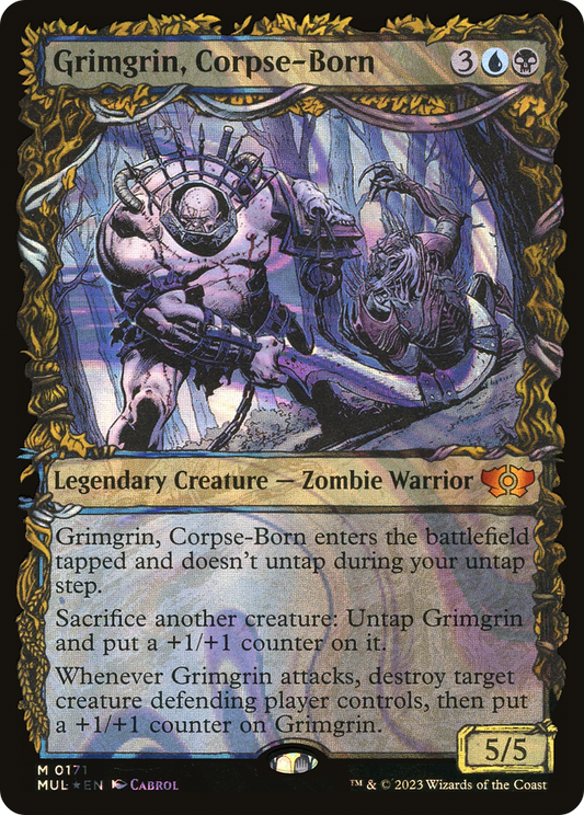 Grimgrin, Corpse-Born (Halo Foil) [Multiverse Legends]