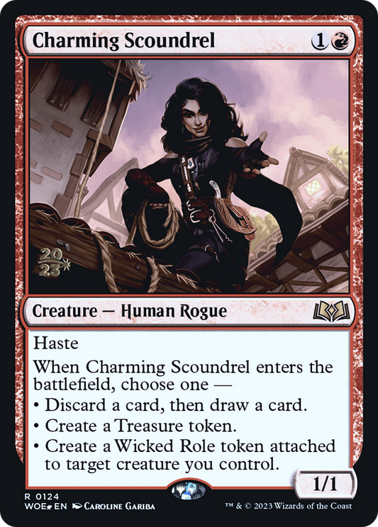 Charming Scoundrel [Wilds of Eldraine Prerelease Promos]