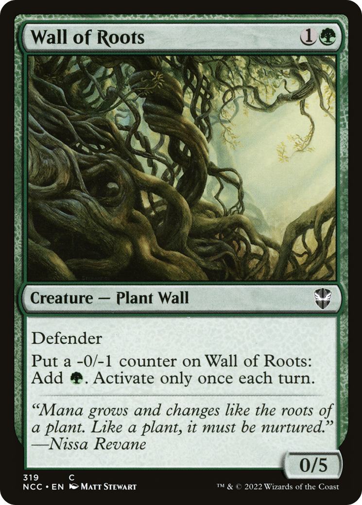 Wall of Roots [Streets of New Capenna Commander]