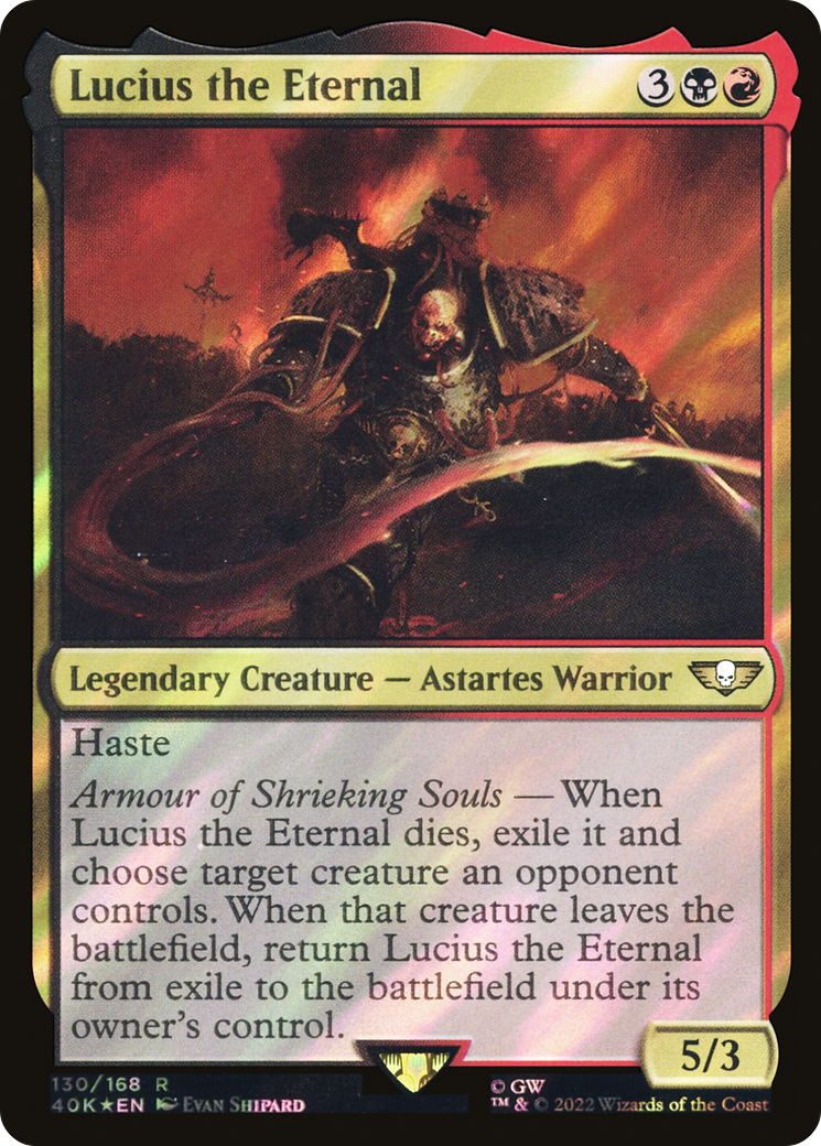 Lucius the Eternal (Surge Foil) [Warhammer 40,000]