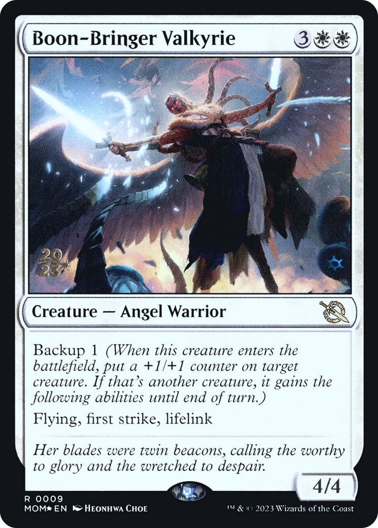 Boon-Bringer Valkyrie [March of the Machine Prerelease Promos]