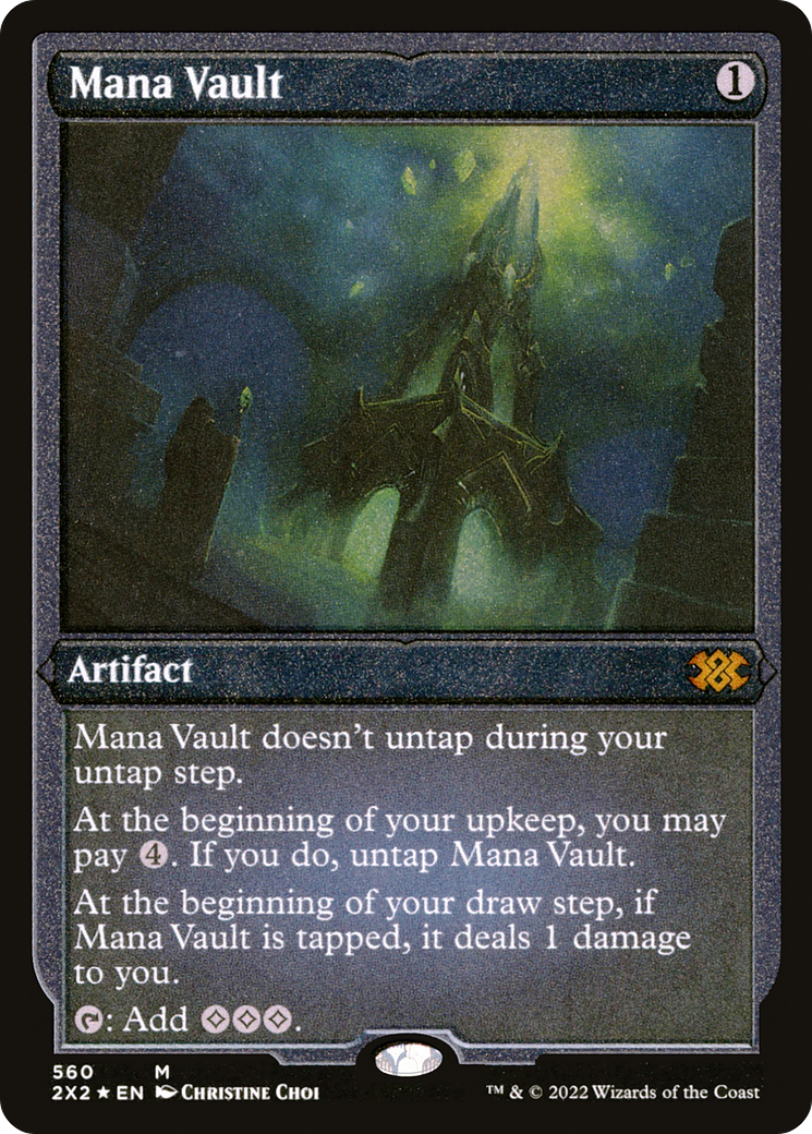 Mana Vault (Foil Etched) [Double Masters 2022]