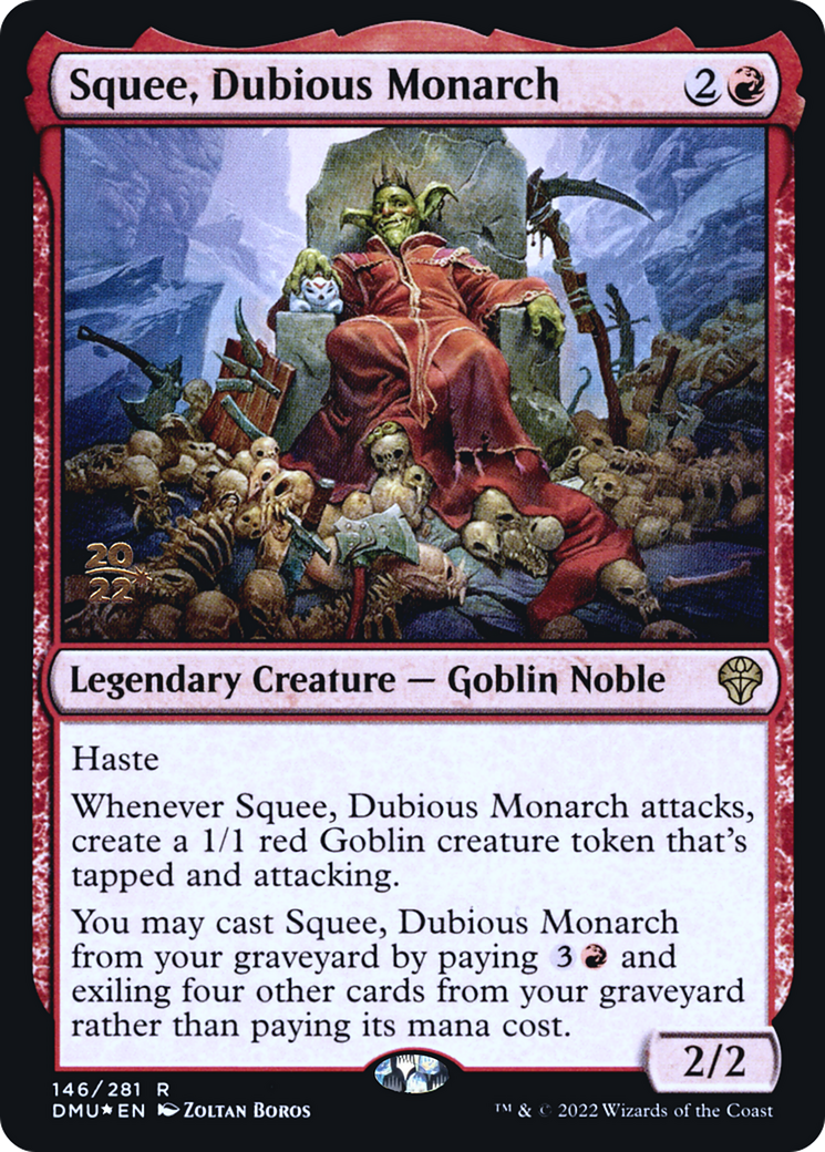 Squee, Dubious Monarch [Dominaria United Prerelease Promos]