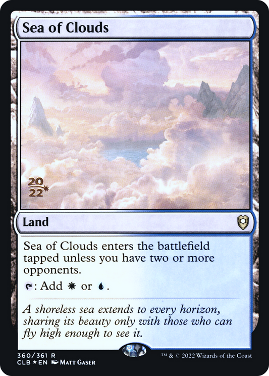 Sea of Clouds [Commander Legends: Battle for Baldur's Gate Prerelease Promos]