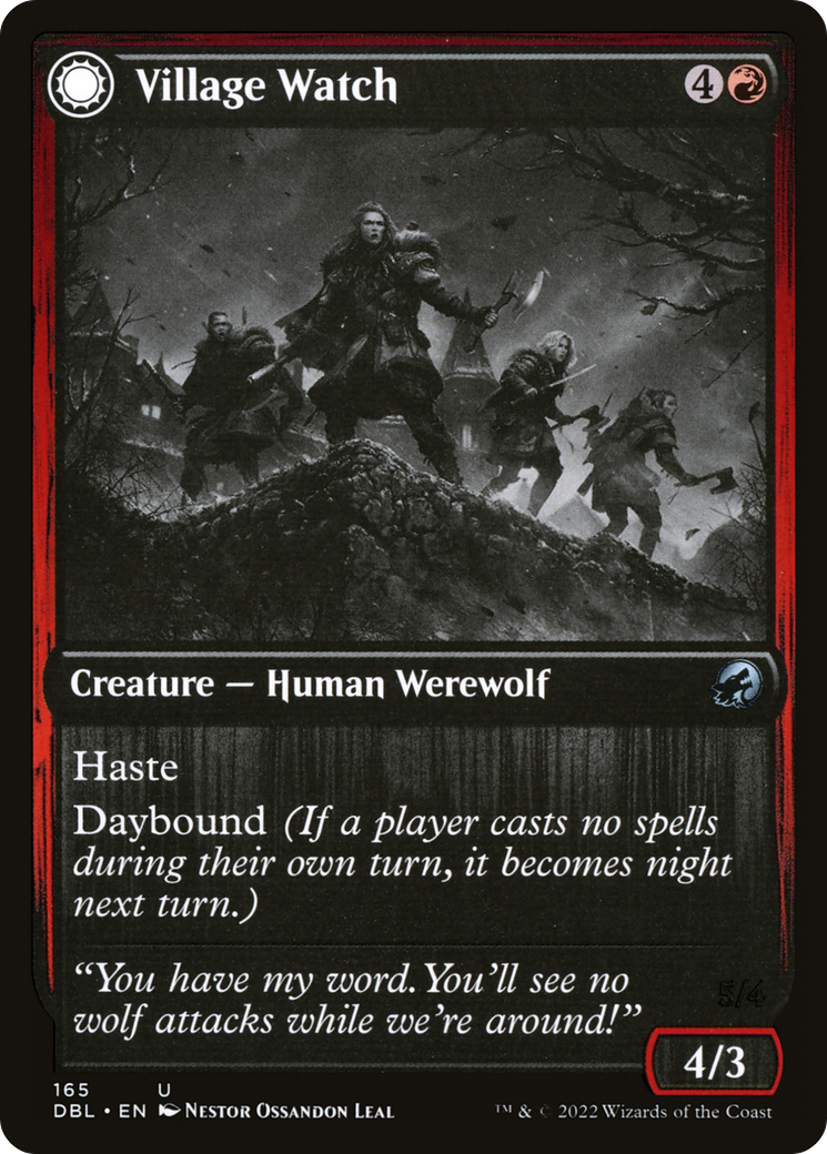 Village Watch // Village Reavers [Innistrad: Double Feature]