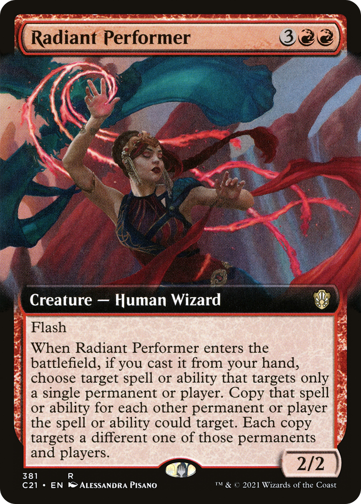 Radiant Performer (Extended Art) [Commander 2021]