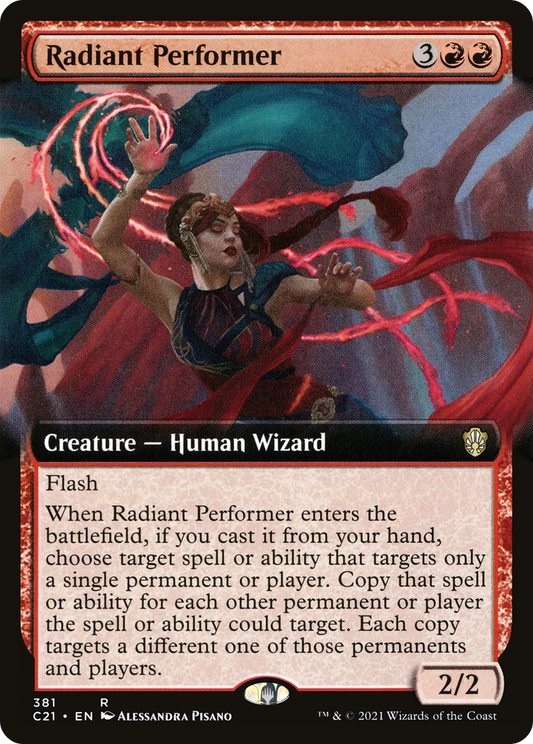 Radiant Performer (Extended Art) [Commander 2021]
