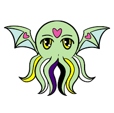 Foam Brain Games Pridethulhu Pin - Intersex