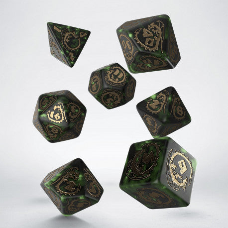 Q Workshop Dragons Dice Set: Nephrite