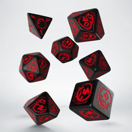 Q Workshop Dragons Dice Set: Oynx