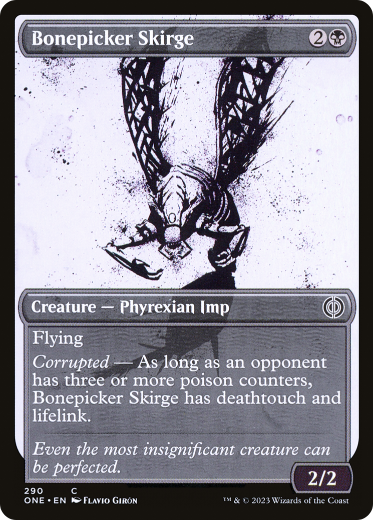 Bonepicker Skirge (Showcase Ichor) [Phyrexia: All Will Be One]
