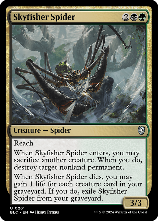Skyfisher Spider [Bloomburrow Commander]