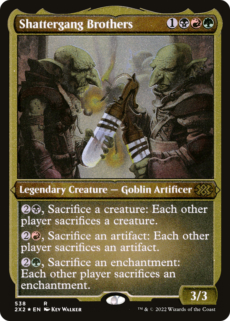 Shattergang Brothers (Foil Etched) [Double Masters 2022]