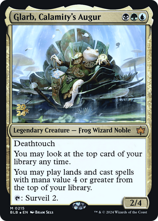 Glarb, Calamity's Augur [Bloomburrow Prerelease Promos]