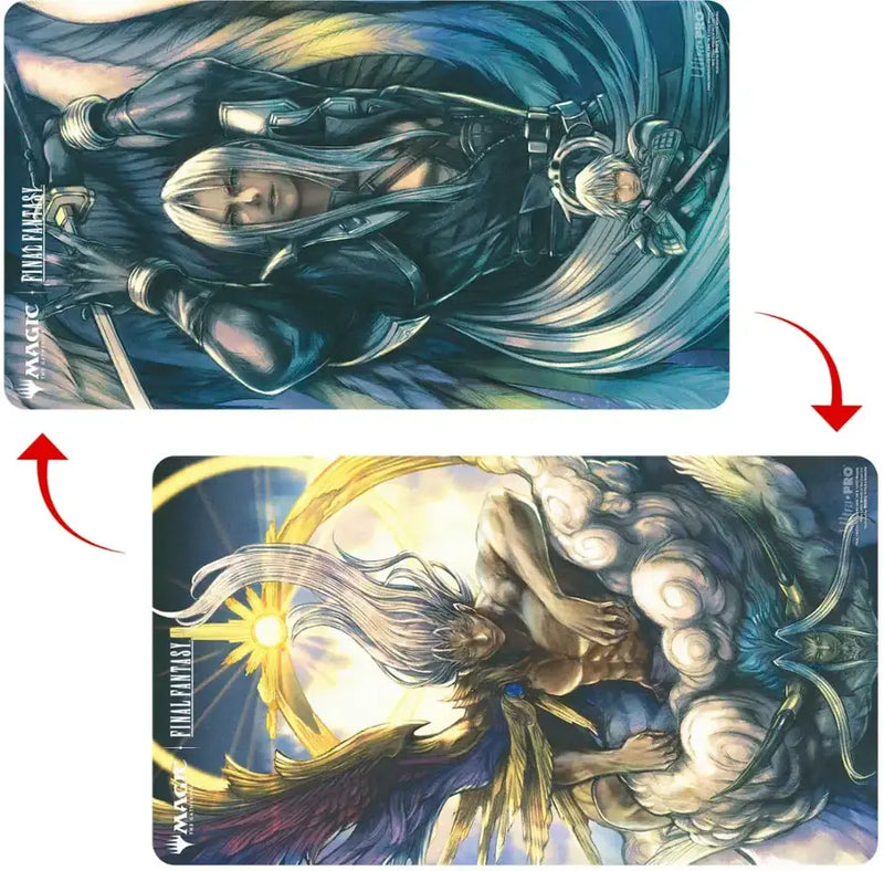 Ultra Pro Double Sided Playmat - Final Fantasy: Sephiroth, Fabled SOLDIER / Sephiroth, One-Winged Angel