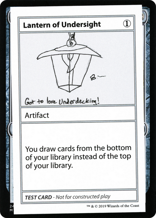 Lantern of Undersight (2021 Edition) [Mystery Booster Playtest Cards]