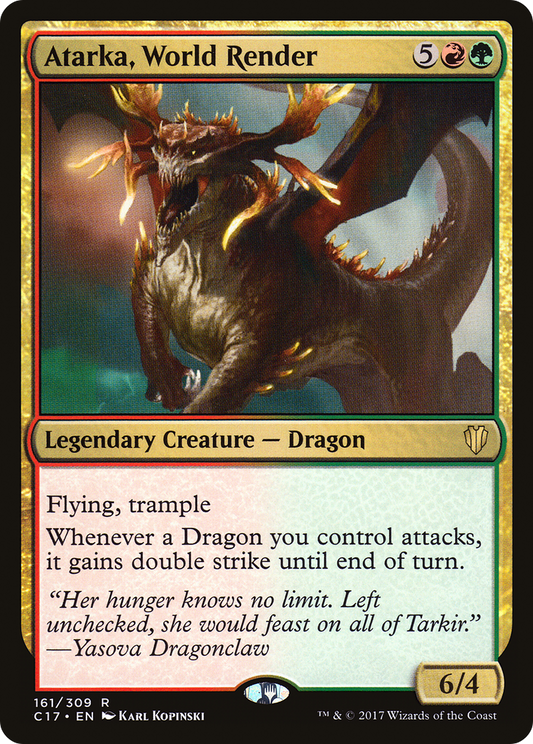 Atarka, World Render [Commander 2017]