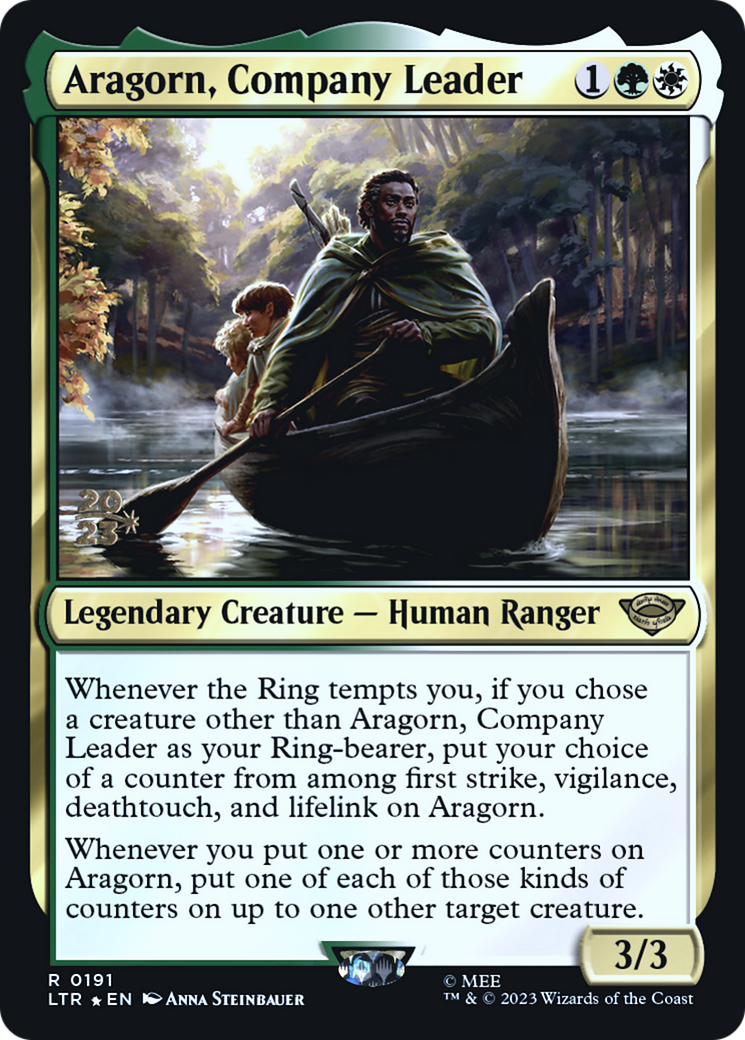 Aragorn, Company Leader [The Lord of the Rings: Tales of Middle-Earth Prerelease Promos]
