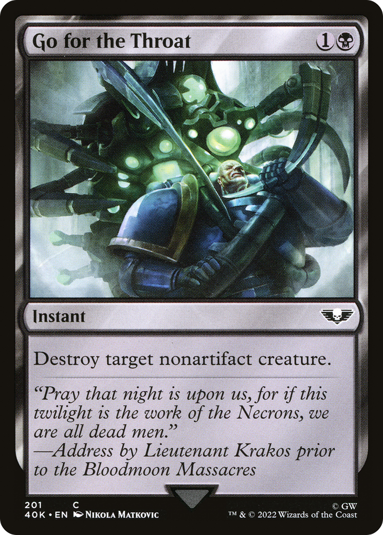 Go for the Throat [Warhammer 40,000]