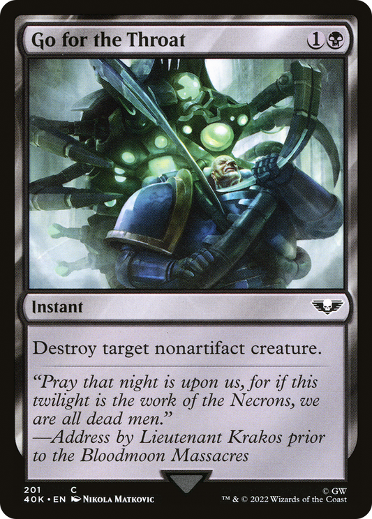 Go for the Throat [Warhammer 40,000]