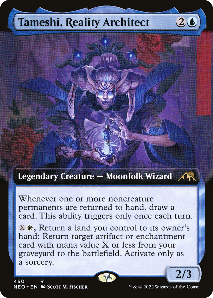 Tameshi, Reality Architect (Extended Art) [Kamigawa: Neon Dynasty]
