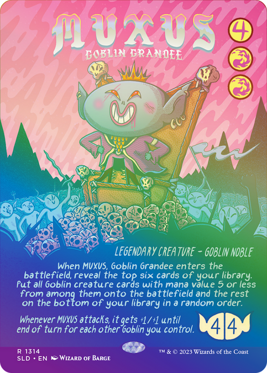 Muxus, Goblin Grandee (Rainbow Foil) [Secret Lair Drop Series]