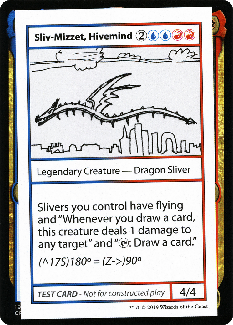 Sliv-Mizzet, Hivemind (2021 Edition) [Mystery Booster Playtest Cards]