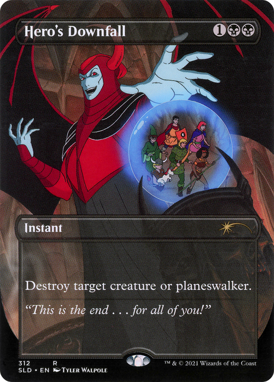 Hero's Downfall (Borderless) [Secret Lair Drop Series]