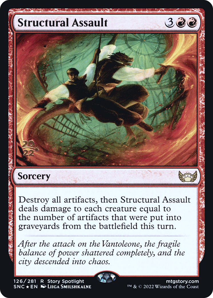 Structural Assault [Streets of New Capenna Prerelease Promos]