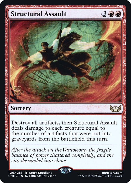 Structural Assault [Streets of New Capenna Prerelease Promos]
