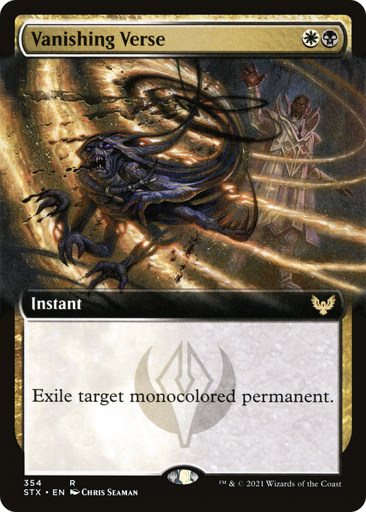 Vanishing Verse (Extended Art) [Strixhaven: School of Mages]