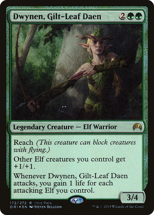 Dwynen, Gilt-Leaf Daen (Intro Pack) [Magic Origins Promos]