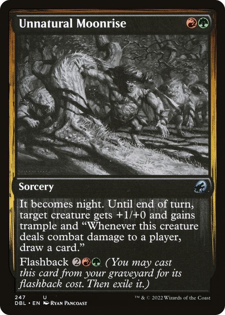 Unnatural Moonrise [Innistrad: Double Feature]