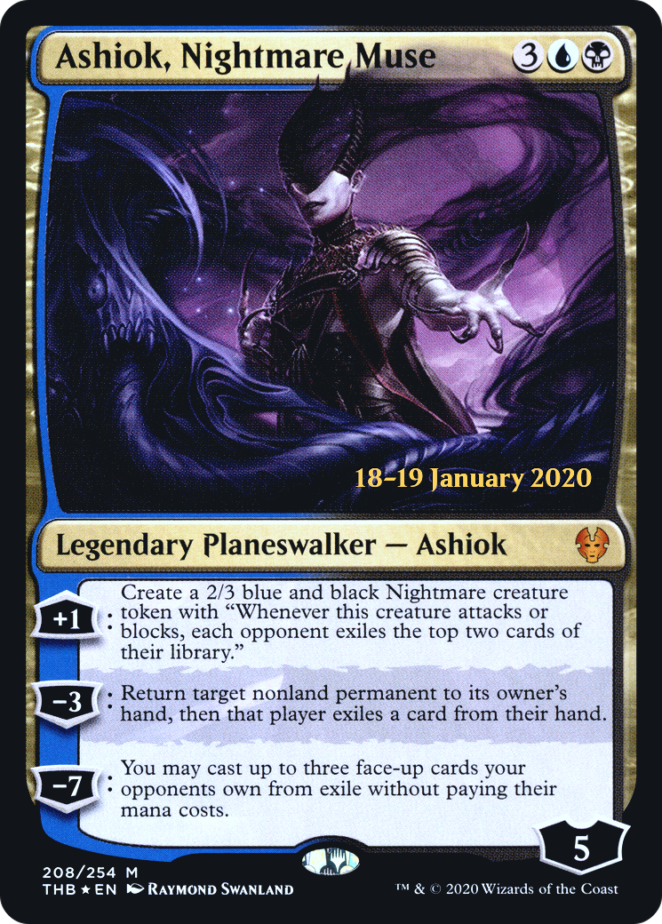 Ashiok, Nightmare Muse [Theros Beyond Death Prerelease Promos]